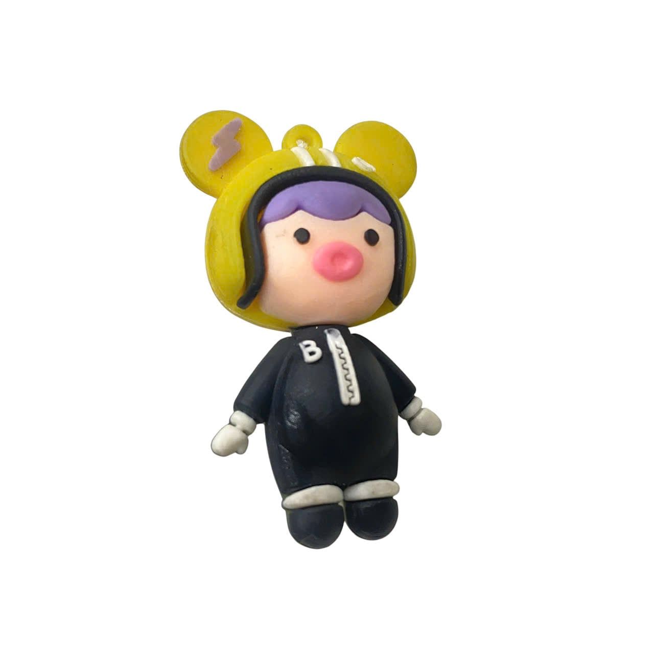  Jibbitz charms sticker con búp bê to gắn dép sục 