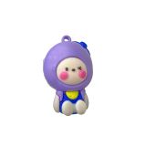  Jibbitz charms sticker con búp bê to gắn dép sục 