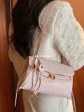  Túi xách nữ chio da mịn khóa kim loại 
