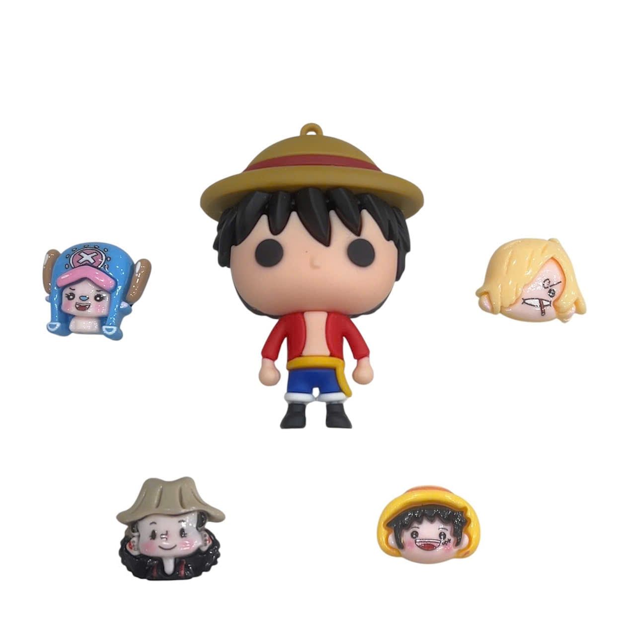  Set jibbitz charms sticker One Piece cao cấp trang trí gắn dép sục 