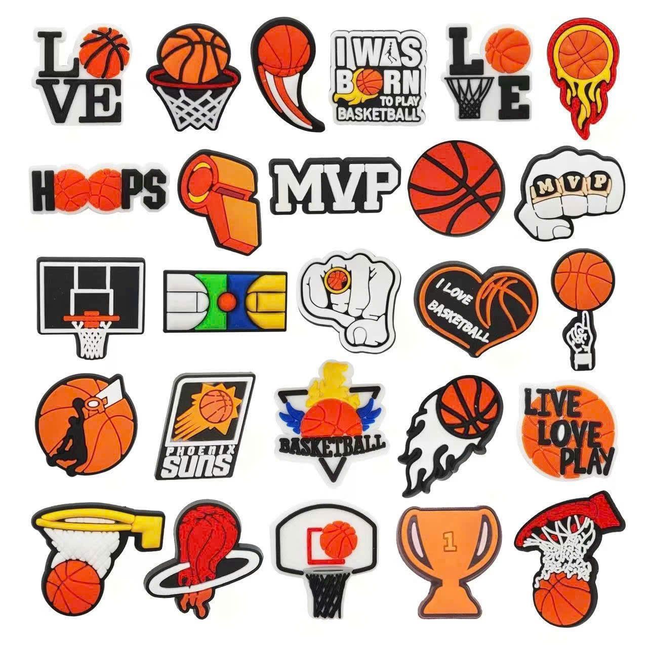  Jibbitz charms cross loại 2D mỏng gắn dép sục nam nữ, bé trai bé gái 