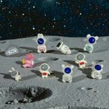  Jibbitz charms sticker 3D nhựa cứng phi hành gia, vũ trụ gắn trang trí dép sục cross 