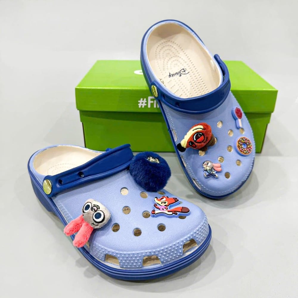  Dép sục Dinas Classic Zootopia 2 Clog Nam Nữ Xuất Khẩu 
