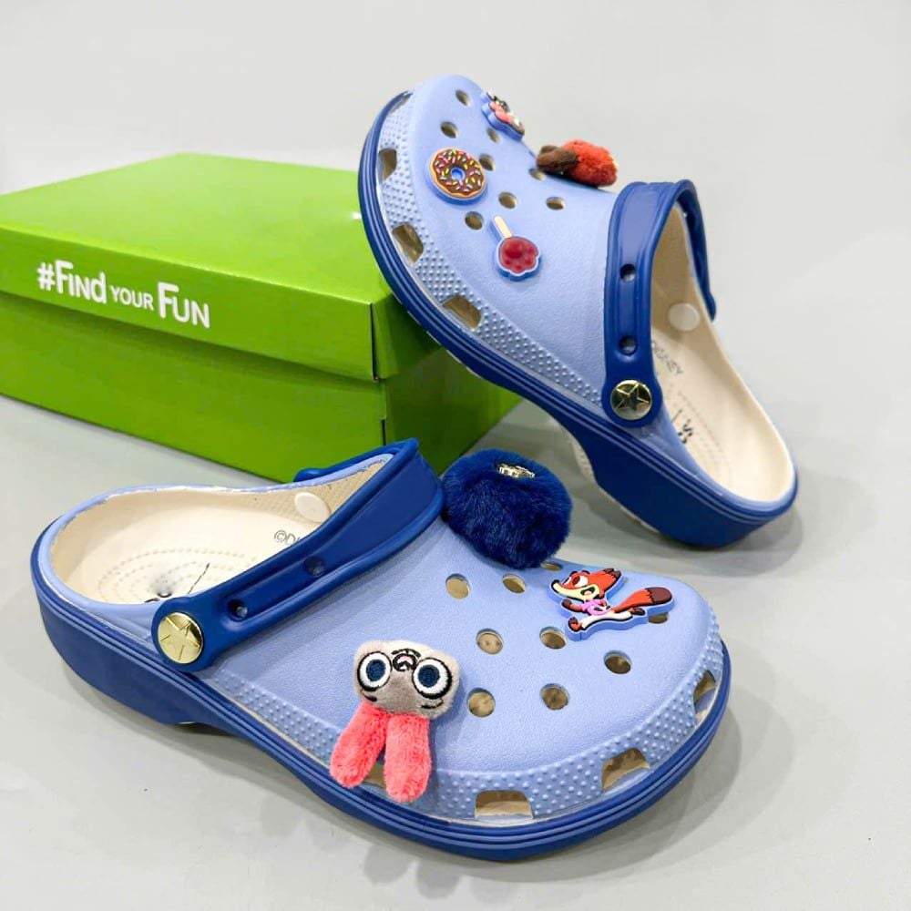  Dép sục Dinas Classic Zootopia 2 Clog Nam Nữ Xuất Khẩu 