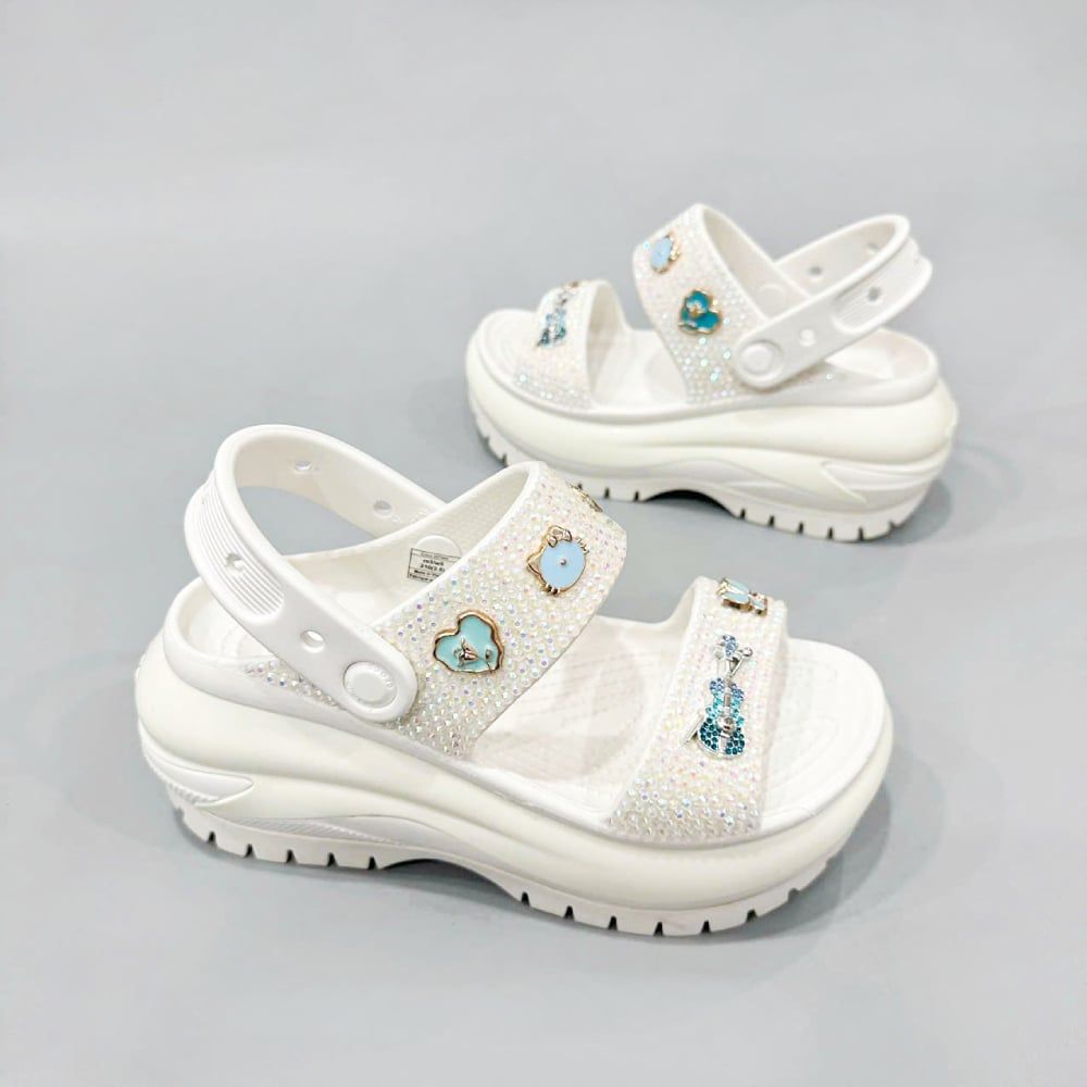  Sandal Dinas classic mega crush đính đá  nữ 