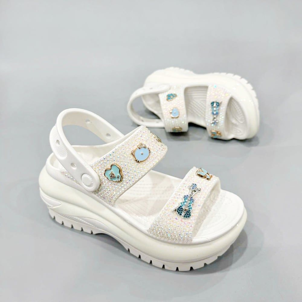  Sandal Dinas classic mega crush đính đá  nữ 