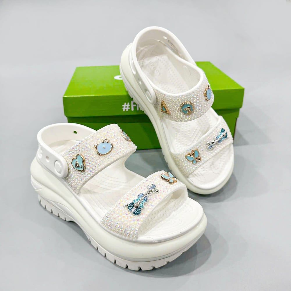  Sandal Dinas classic mega crush đính đá  nữ 
