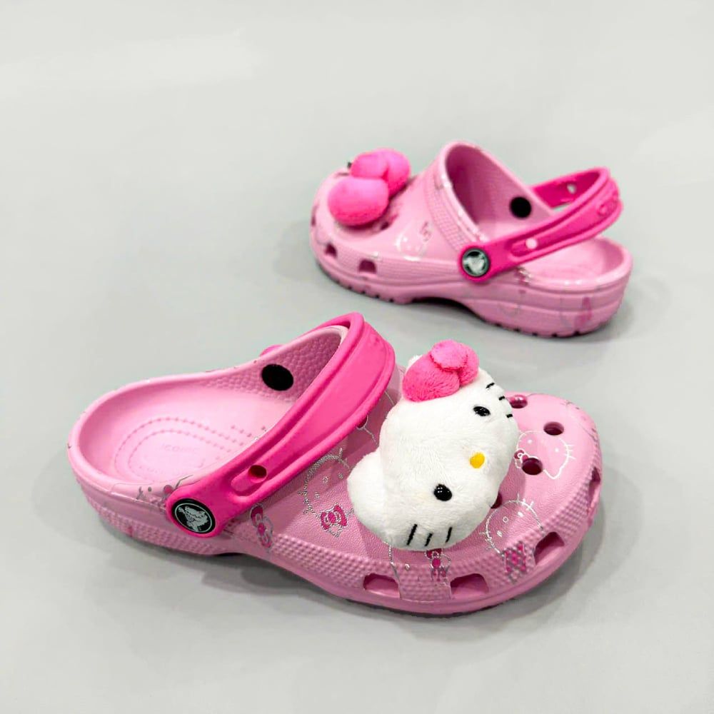  Dép sục Dinas Classic Hello Kitty trẻ em màu hồng 