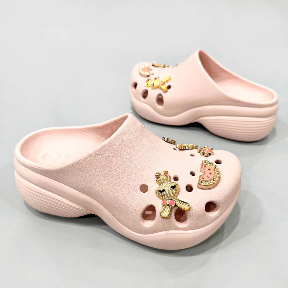  Dép sục Dinas Classic Aura Đế Cao 5cm Xuất Khẩu 