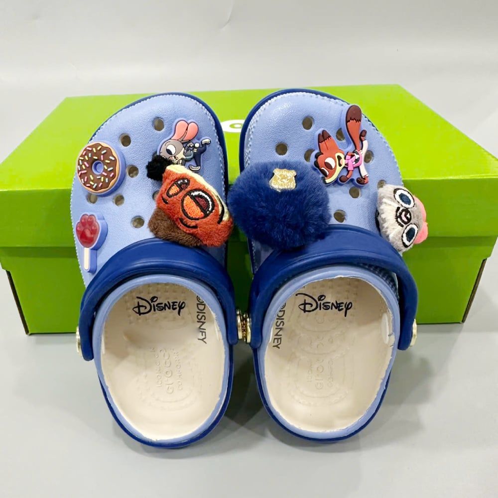  Dép sục Dinas Classic Zootopia 2 Clog Trẻ Em Xuất Khẩu 