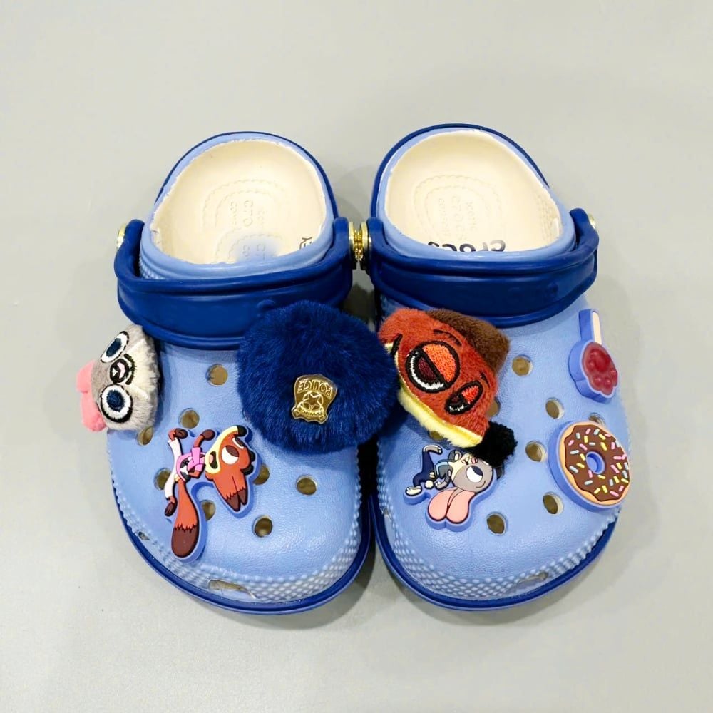  Dép sục Dinas Classic Zootopia 2 Clog Trẻ Em Xuất Khẩu 