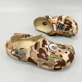  Dép sục Dinas Classic Bape Ape Camo quai sắt nam nữ 