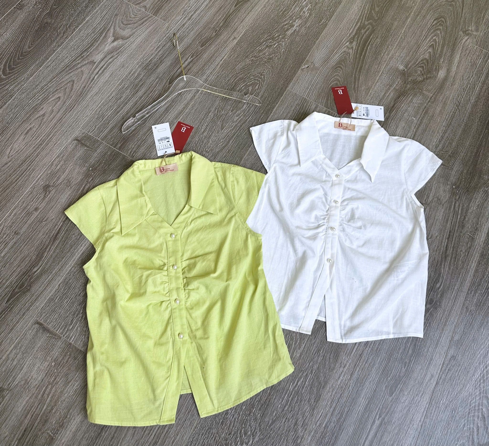  Áo sơ mi vải linen cao cấp nữ 