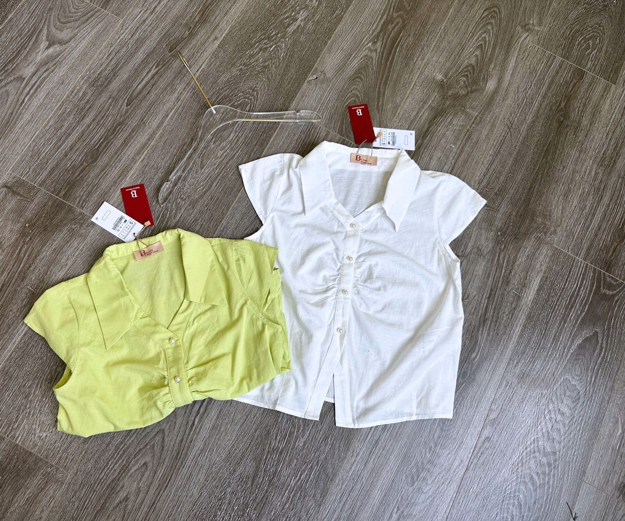  Áo sơ mi vải linen cao cấp nữ 