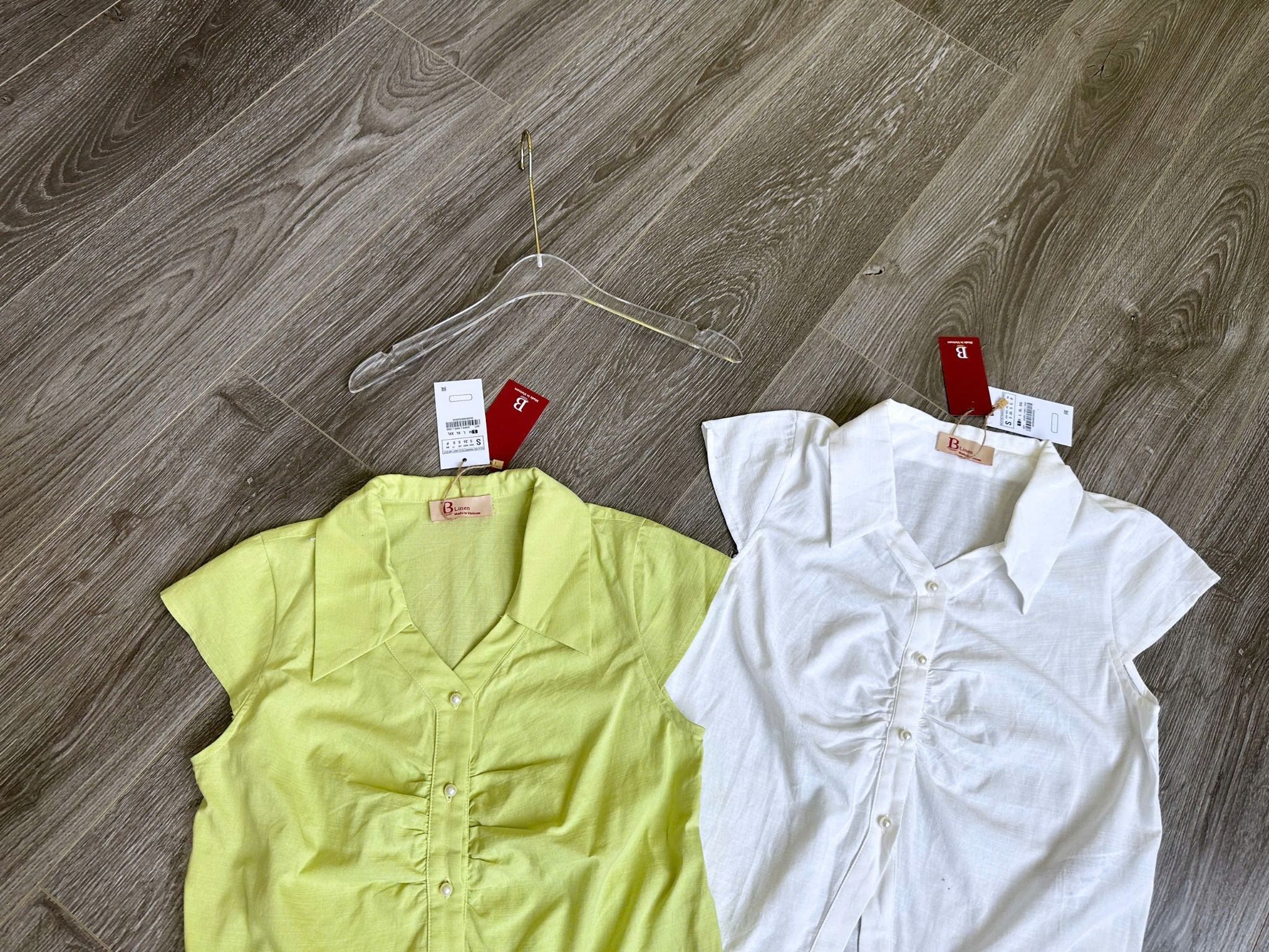  Áo sơ mi vải linen cao cấp nữ 