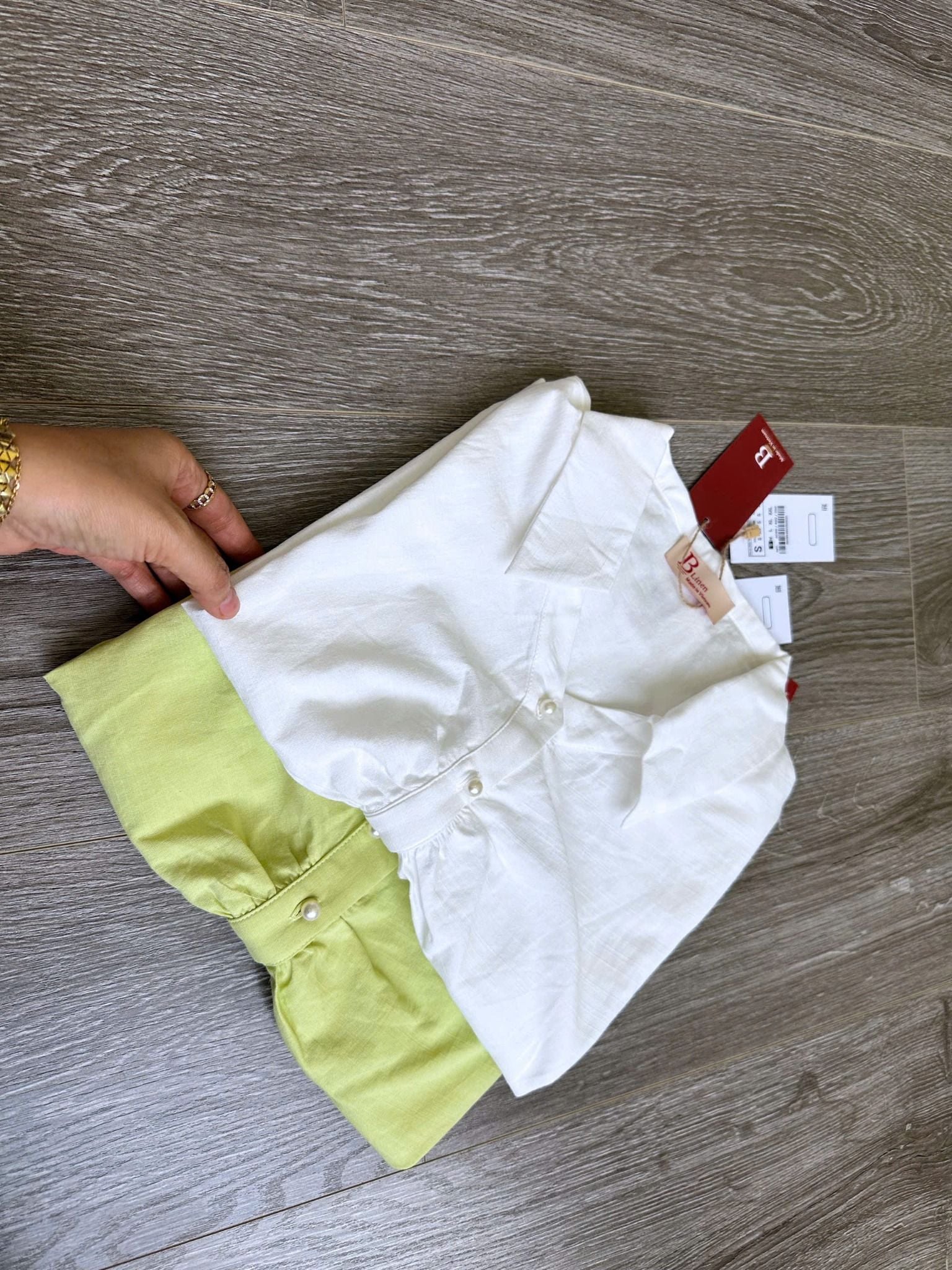  Áo sơ mi vải linen cao cấp nữ 