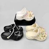  Dép sục Dinas Classic Platform Đính Đá Thời Trang Hot Trend Nam Nữ Xuất Khẩu 