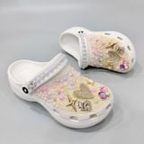  Dép sục Dinas platform đính đá thời trang hot trend nam nữ xuất khẩu 