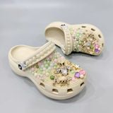  Dép sục Dinas platform đính đá thời trang hot trend nam nữ xuất khẩu 