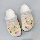  Dép sục Dinas platform đính đá thời trang hot trend nam nữ xuất khẩu 