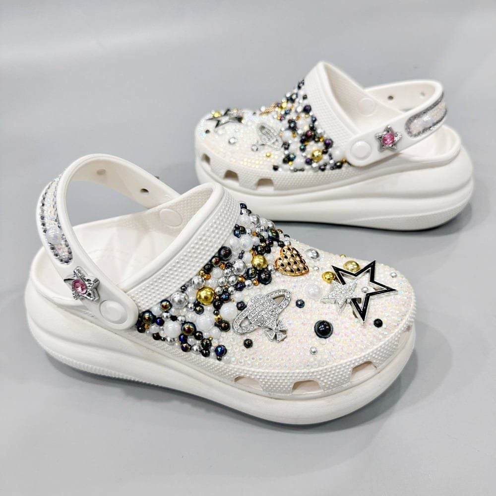  Dép sục Dinas Crush đính đá thời trang hot trend nam nữ xuất khẩu 