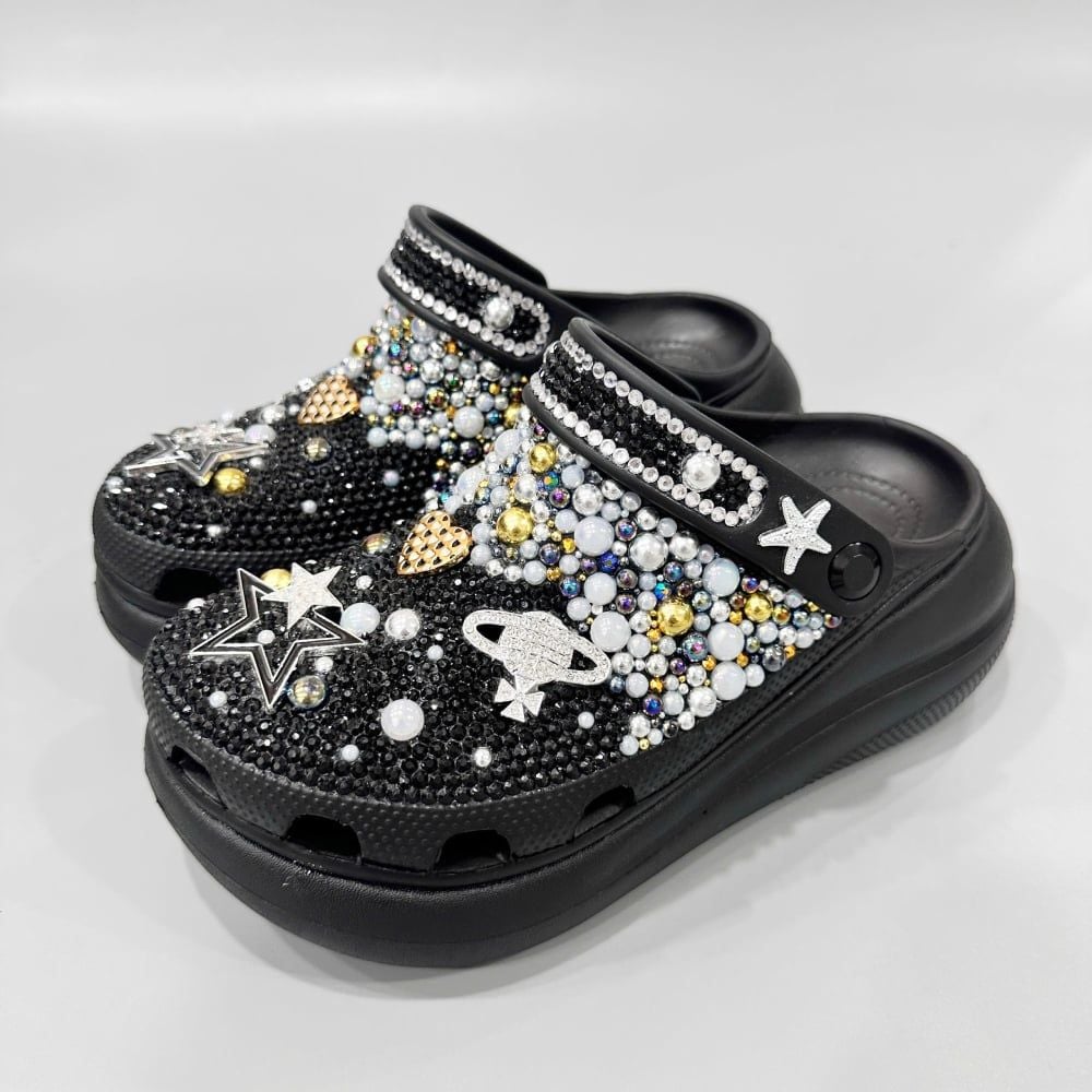  Dép sục Dinas Crush đính đá thời trang hot trend nam nữ xuất khẩu 