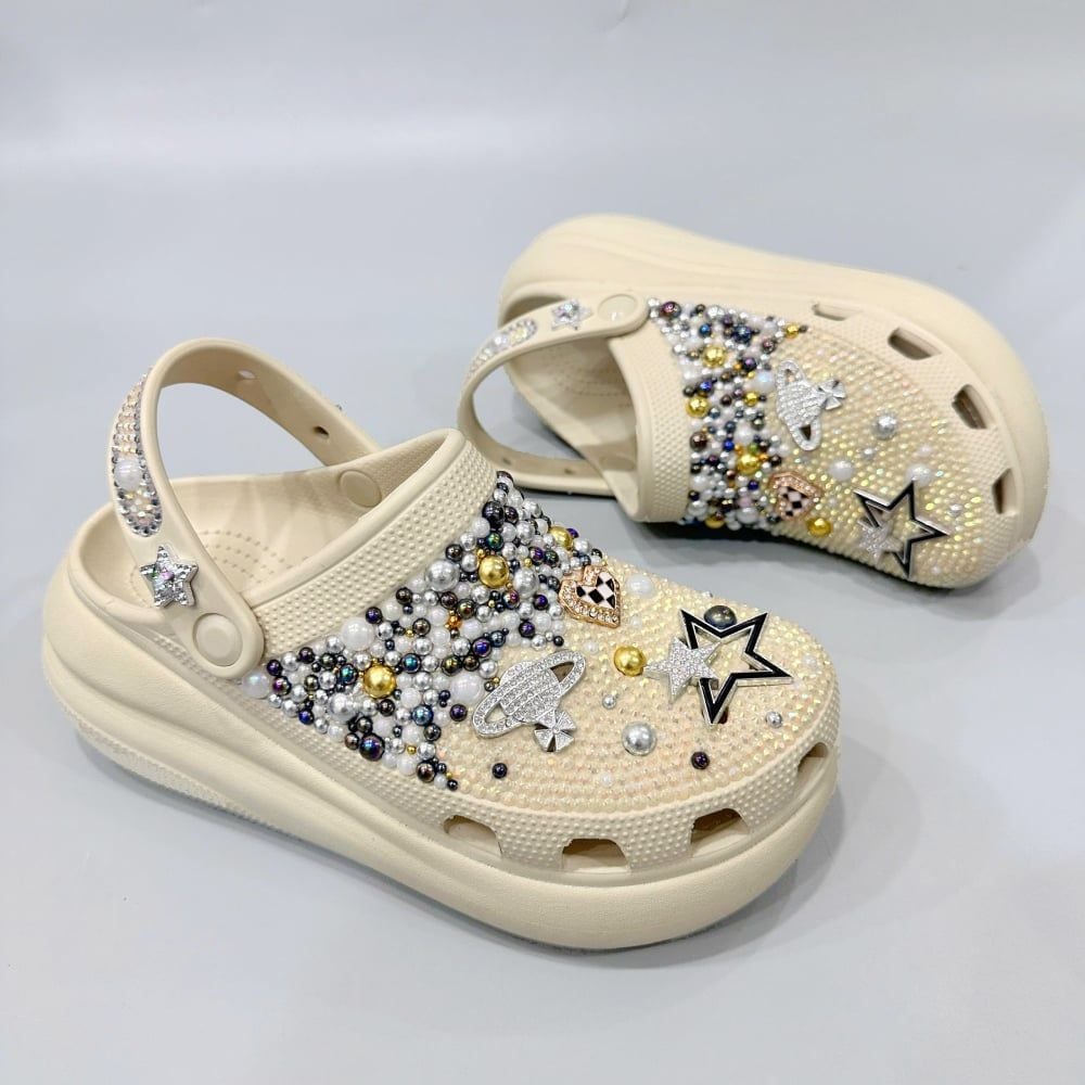  Dép sục Dinas Crush đính đá thời trang hot trend nam nữ xuất khẩu 