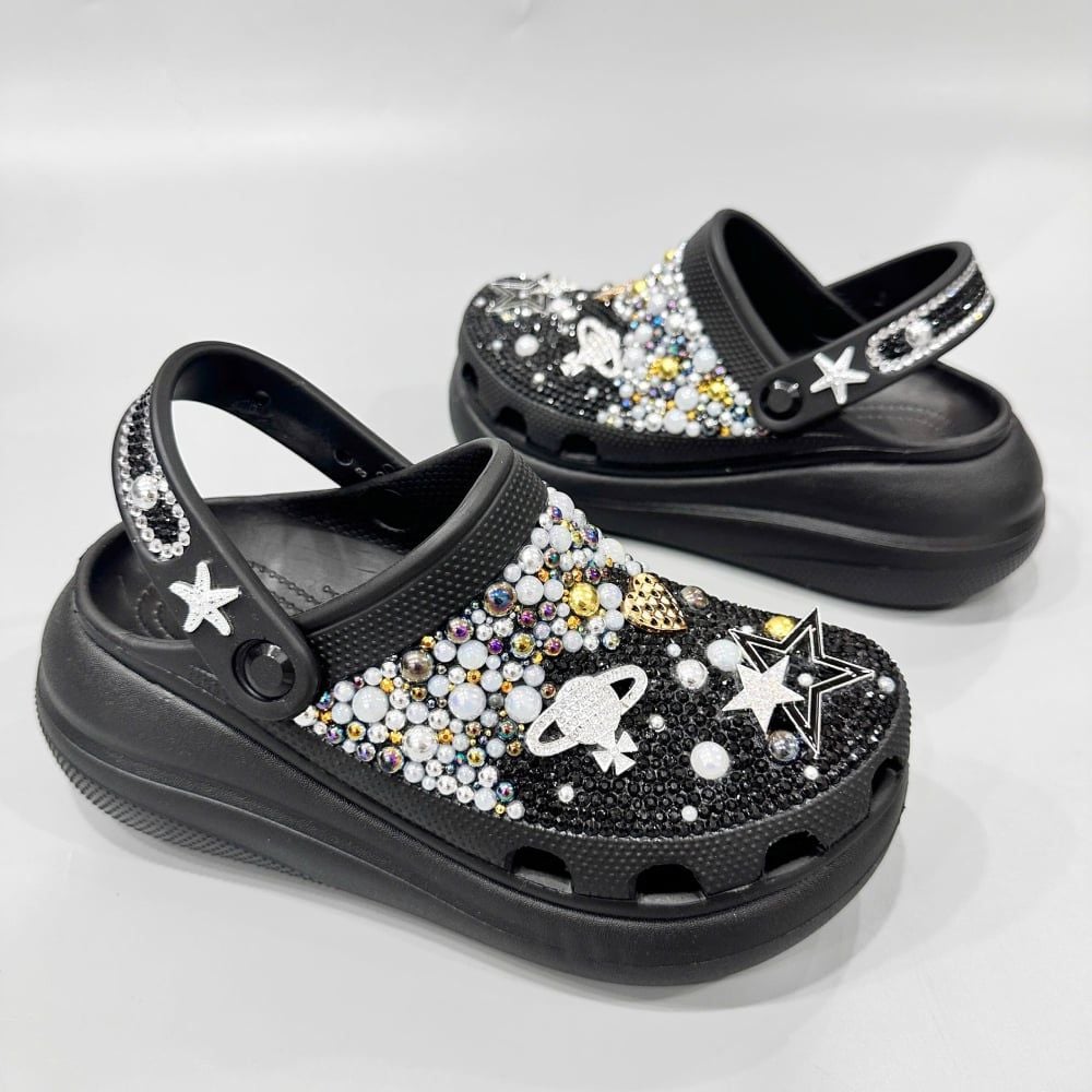  Dép sục Dinas Crush đính đá thời trang hot trend nam nữ xuất khẩu 