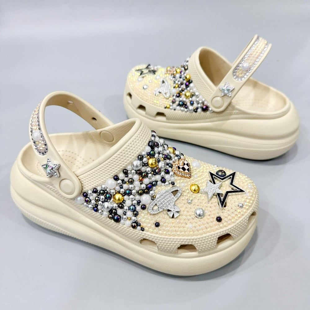  Dép sục Dinas Crush đính đá thời trang hot trend nam nữ xuất khẩu 