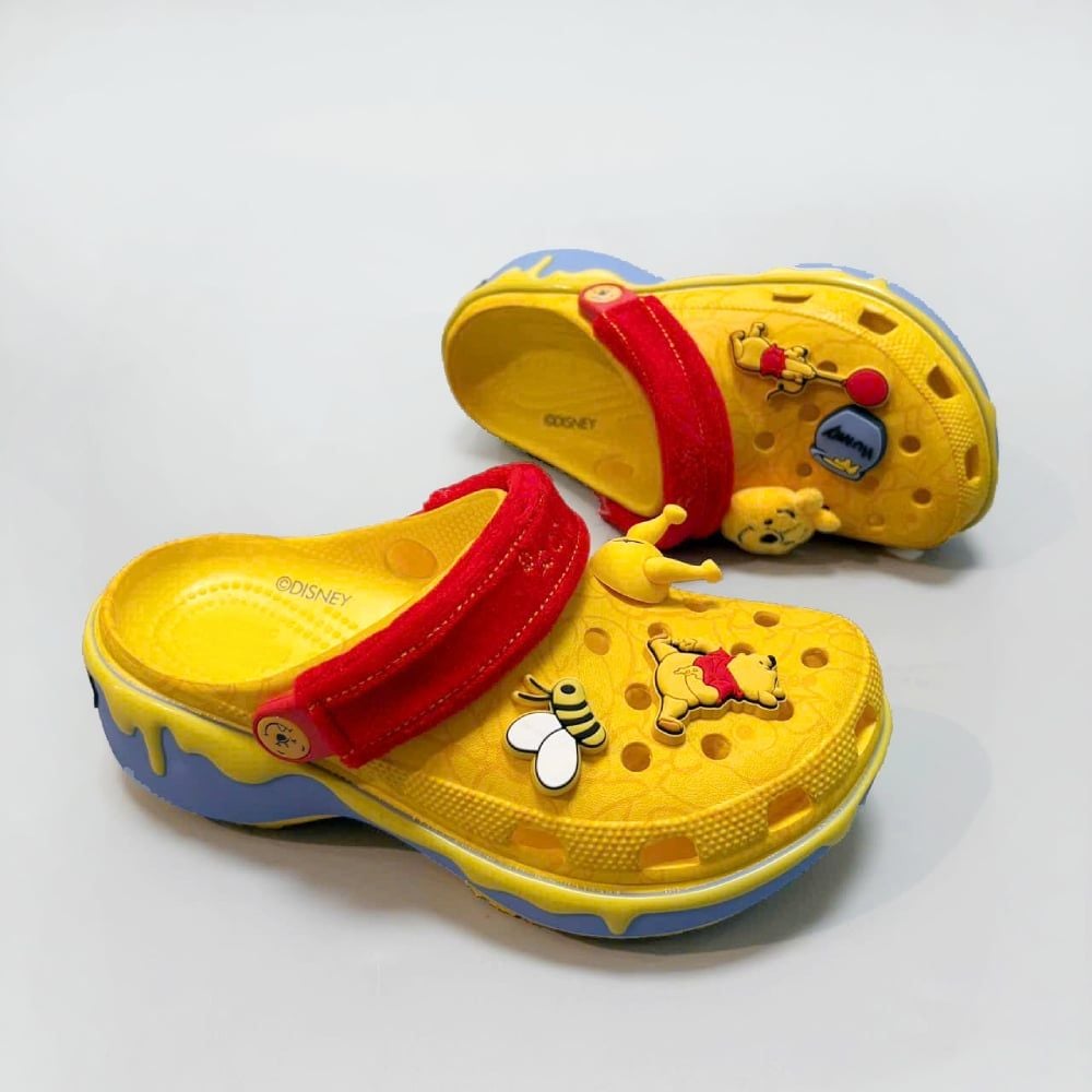  Dép sục Dinas classic platform gấu pooh xuất khẩu 