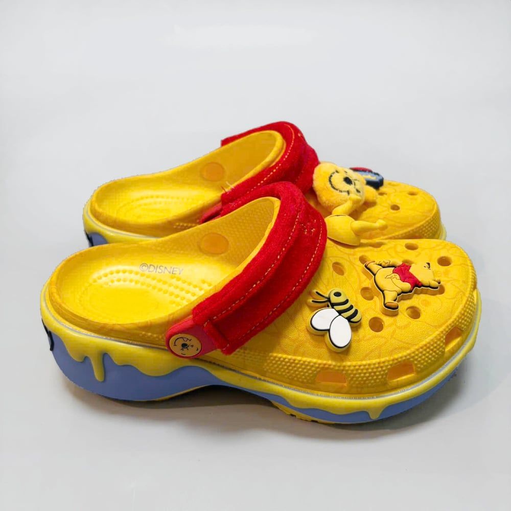  Dép sục Dinas classic platform gấu pooh xuất khẩu 