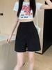Quần short ngố đen nữ