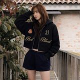  Áo khoác thêu nổi nữ 