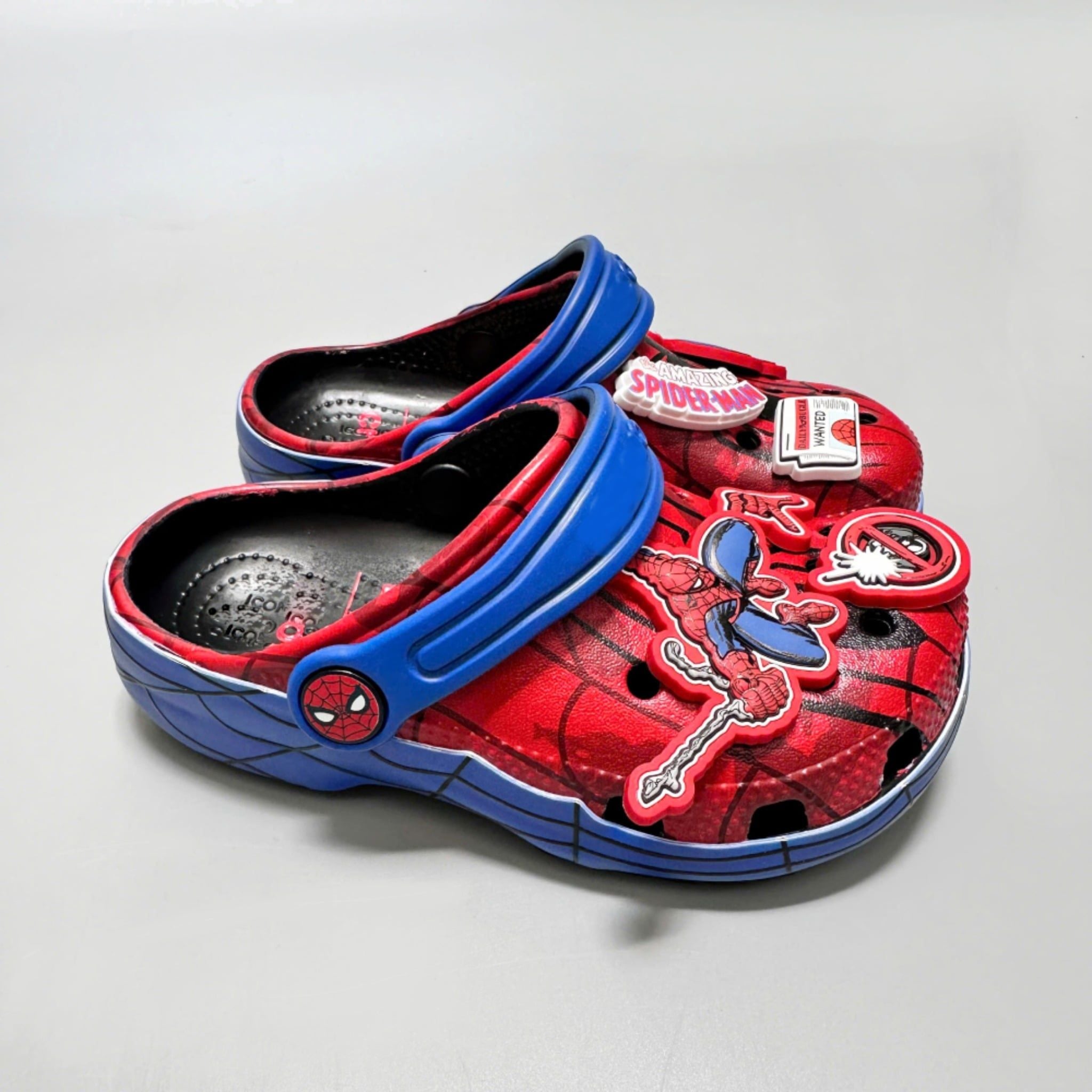  Sục Dinas classic Spiderman Web - Đỏ trẻ em xuất khẩu 