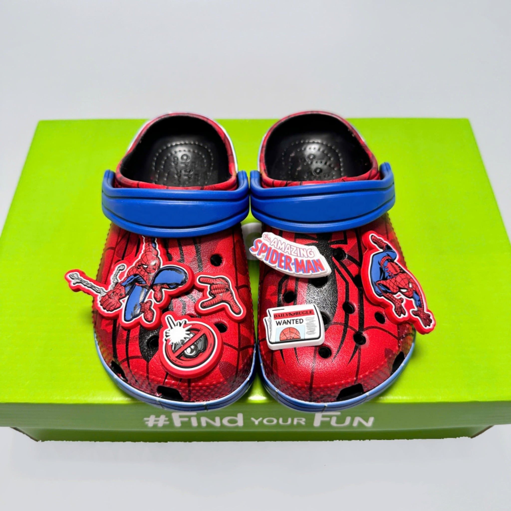  Sục Dinas classic Spiderman Web - Đỏ trẻ em xuất khẩu 
