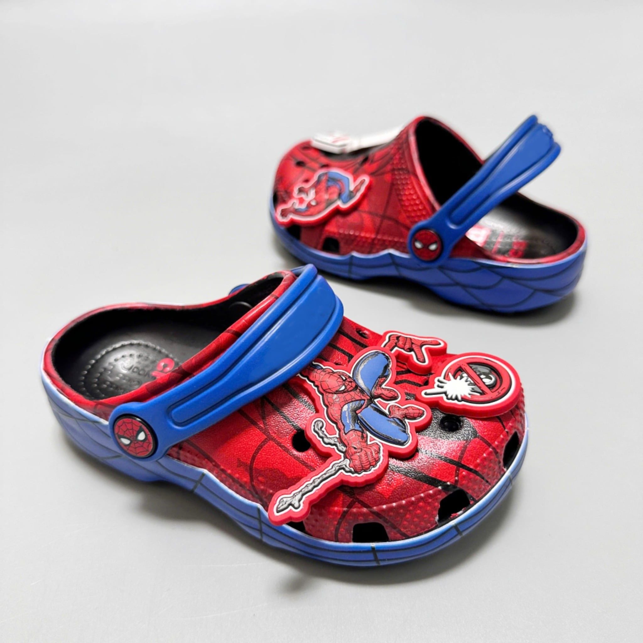  Sục Dinas classic Spiderman Web - Đỏ trẻ em xuất khẩu 