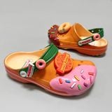  Dép sục Dinas classic Clog Bánh Donut Trang Trí Charm Ngộ Nghĩnh - Siêu Cute 