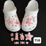  Set jibbitz charms sticker cute nhí nhảnh đa dạng gắn dép sục 