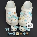  Set jibbitz charms sticker cute nhí nhảnh đa dạng gắn dép sục 