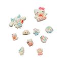  Set jibbitz charms sticker 3D nhựa cứng nhiều chủ đề dễ thương trang trí dép sục 