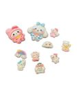  Set jibbitz charms sticker 3D nhựa cứng nhiều chủ đề dễ thương trang trí dép sục 