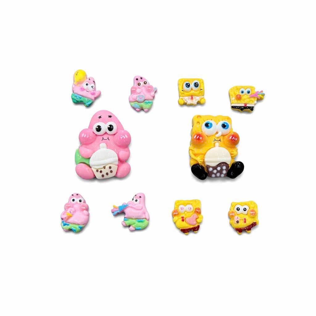  Set jibbitz charms sticker 3D nhựa cứng nhiều chủ đề dễ thương trang trí dép sục 