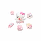  Set jibbitz charms sticker 3D nhựa cứng nhiều chủ đề dễ thương trang trí dép sục 