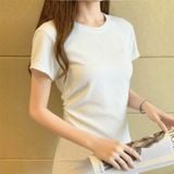  Áo thun nhún eo cao cấp nữ 