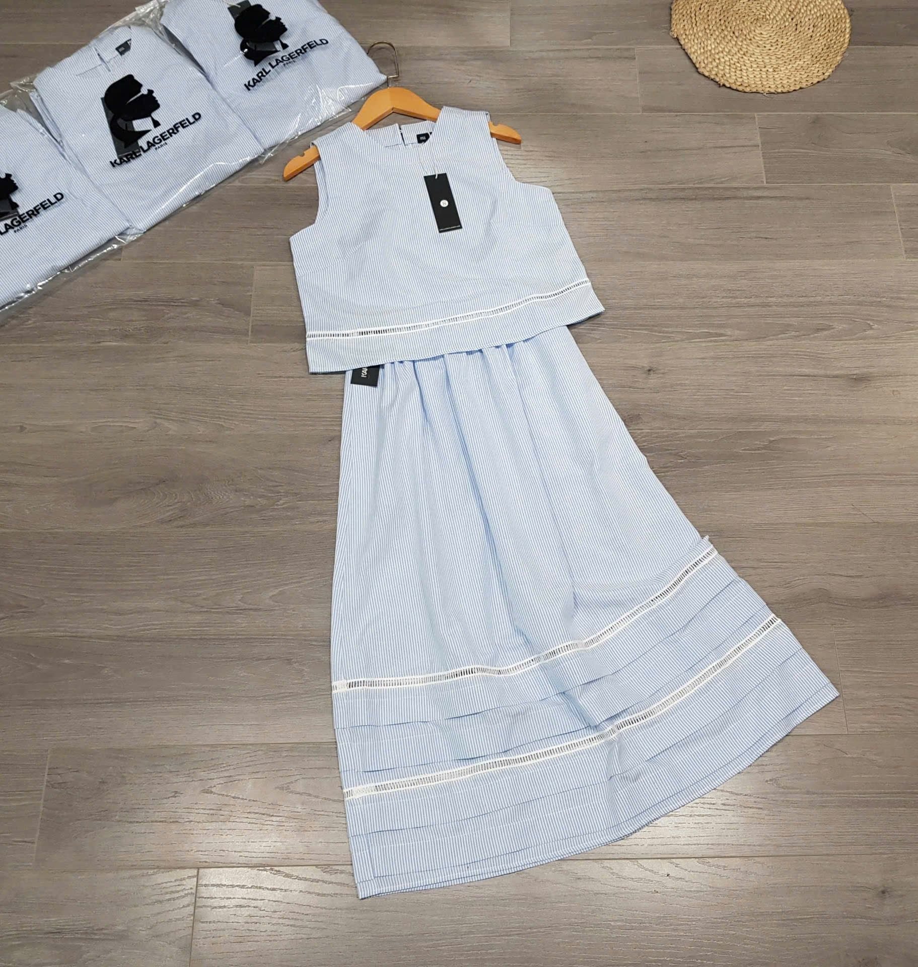  Set kẻ sọc cao cấp nữ 