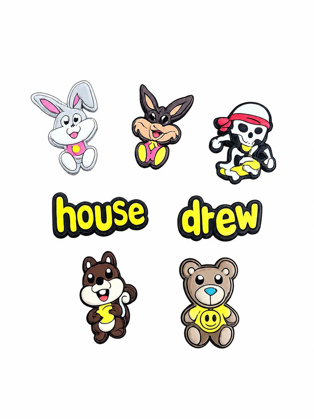 Set Jibbitz charms 3D xịn gắn dép dinas 
