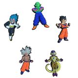  Set 5 cái Jibbitz charms sticker 3D mã vạch nhiều chủ đề trang trí gắn dép sục cao cấp 