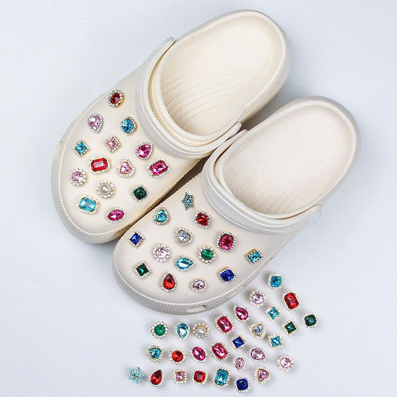  Set Jibbitz charms dây xích giả kim gắn trang trí dép Dinas 