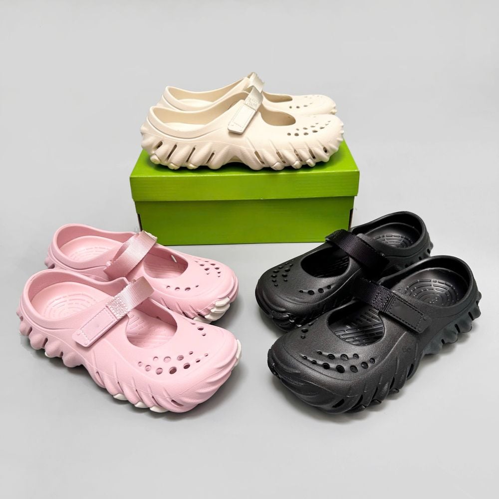  Giày Clog Dinas Echo Mary Jane Nữ Xuất Khẩu 