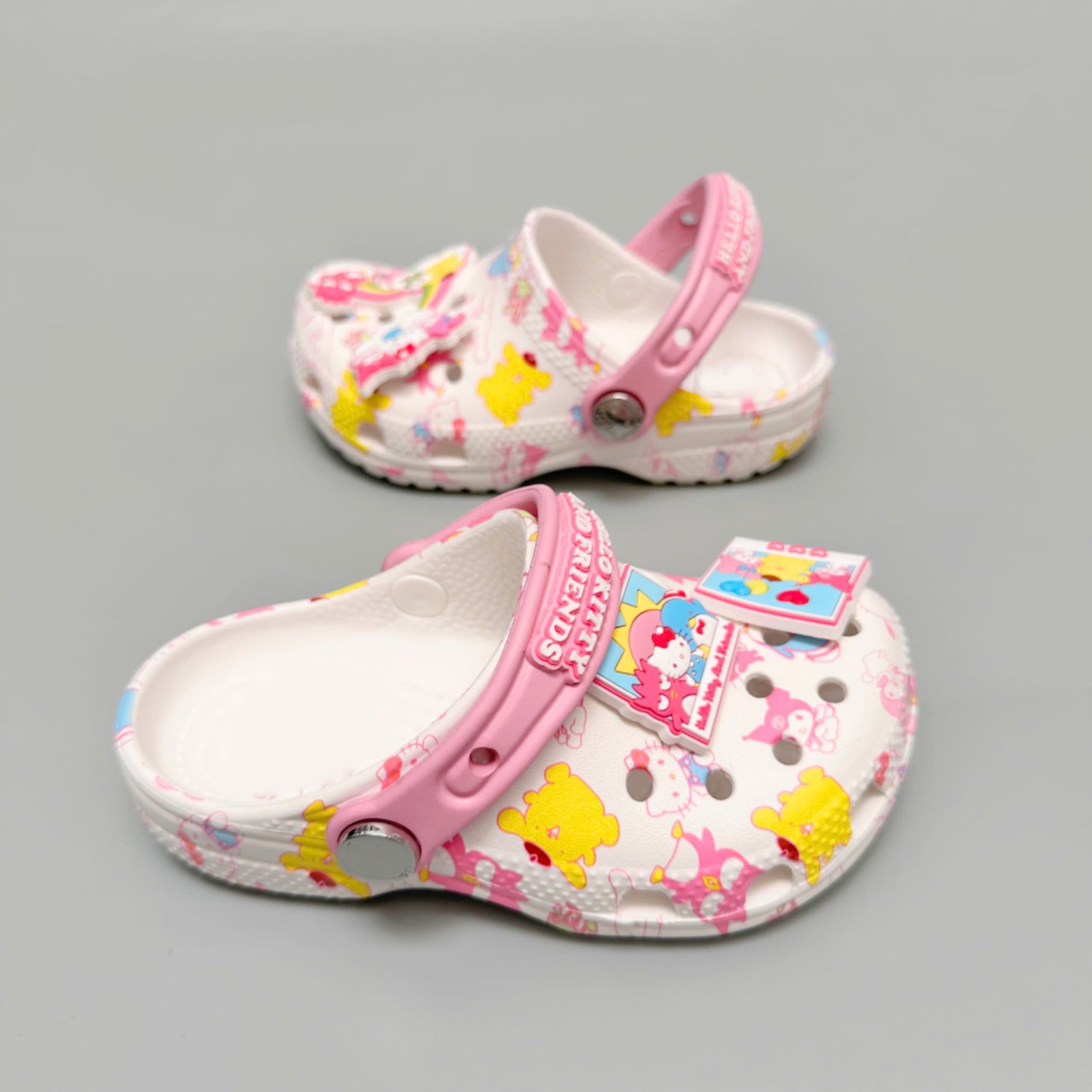  Dép Sục Dinas Classic Hello Kitty & Friends Pastel Cầu Vồng Trẻ Em Xuất Khẩu 